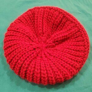 Knitted Cap, Red